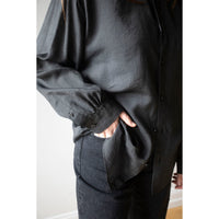 Nicholson & Nicholson Kay Silk Top in Black