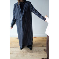 Henrik Vibskov Evening Coat in Pinstripe