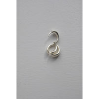 Sapir Bachar Mini Boa Hoops in Sterling Silver