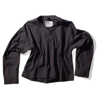 MHL. Kit Shirt in Slate Blue Washed Cotton Poplin