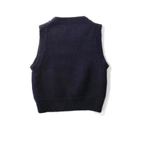 MHL. Chunky Crew Neck Slipover in Rich Navy British Merino