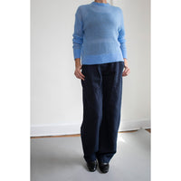 Apiece Apart Softest Tissue Weight Sweater in Cornflower