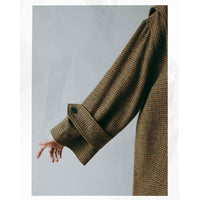 Henrik Vibskov Hands Down Coat in Pied De Poule