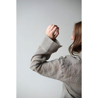 Hope Shape Shirt in Crinkled Grey Check