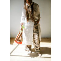 Hope Collapse Trousers in Stone Beige