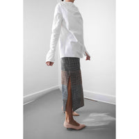 Kallmeyer Penelope Draped Blouse in White