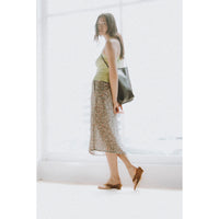 6397 Jacquard Print Skirt in Summer Tweed