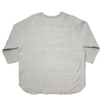 Ichi Antiquités Undyed Waffle Pullover in Gray