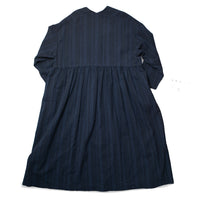 Ichi Antiquités Random Stripe Dress in Navy