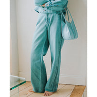 Sayaka Davis Regular Fit Denim in Aqua