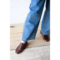 Jamie Haller The Penny Loafer in Bright Burgundy
