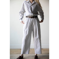 Nicholson & Nicholson Oscar Top in Gray Stripes