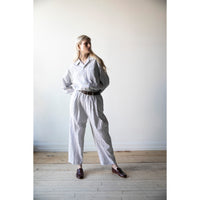 Nicholson & Nicholson Oscar Top in Gray Stripes