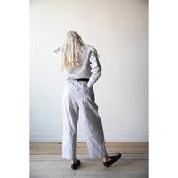 Nicholson & Nicholson Oscar Top in Gray Stripes