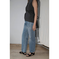 Chimala 13.5oz Selvedge Denim Vintage Straight Cut in Smoky Blue