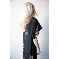 Rodebjer Amalfi Duchess Dress in Black Multi