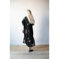 Rodebjer Amalfi Duchess Dress in Black Multi