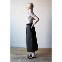 Nicholson & Nicholson Shell Skirt in Charcoal