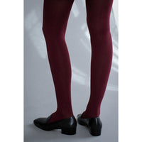 Swedish Stockings Olivia Premium Tights in Deep Red