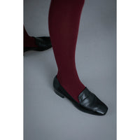 Swedish Stockings Olivia Premium Tights in Deep Red