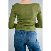 Flore Flore Steffi Tee in Pickle