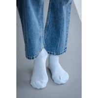 Swedish Stockings My Cotton Rib Socks in Sky Blue