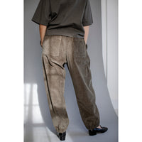 Kasmaria Elastic Waist Sweatpants in Heather Cotton Corduroy
