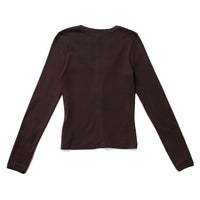 Flore Flore Iman Longsleeve in Choco Plum