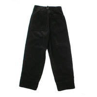 MHL. Field Trousers in Black Heavy Corduroy