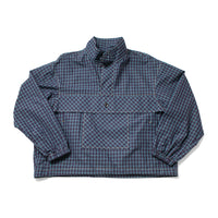 Kasmaria Anorak in Blue Windowpane Check