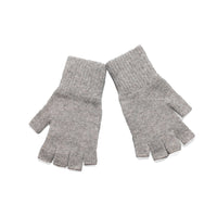 MHL. Cut Off Glove in Mouse Lambswool