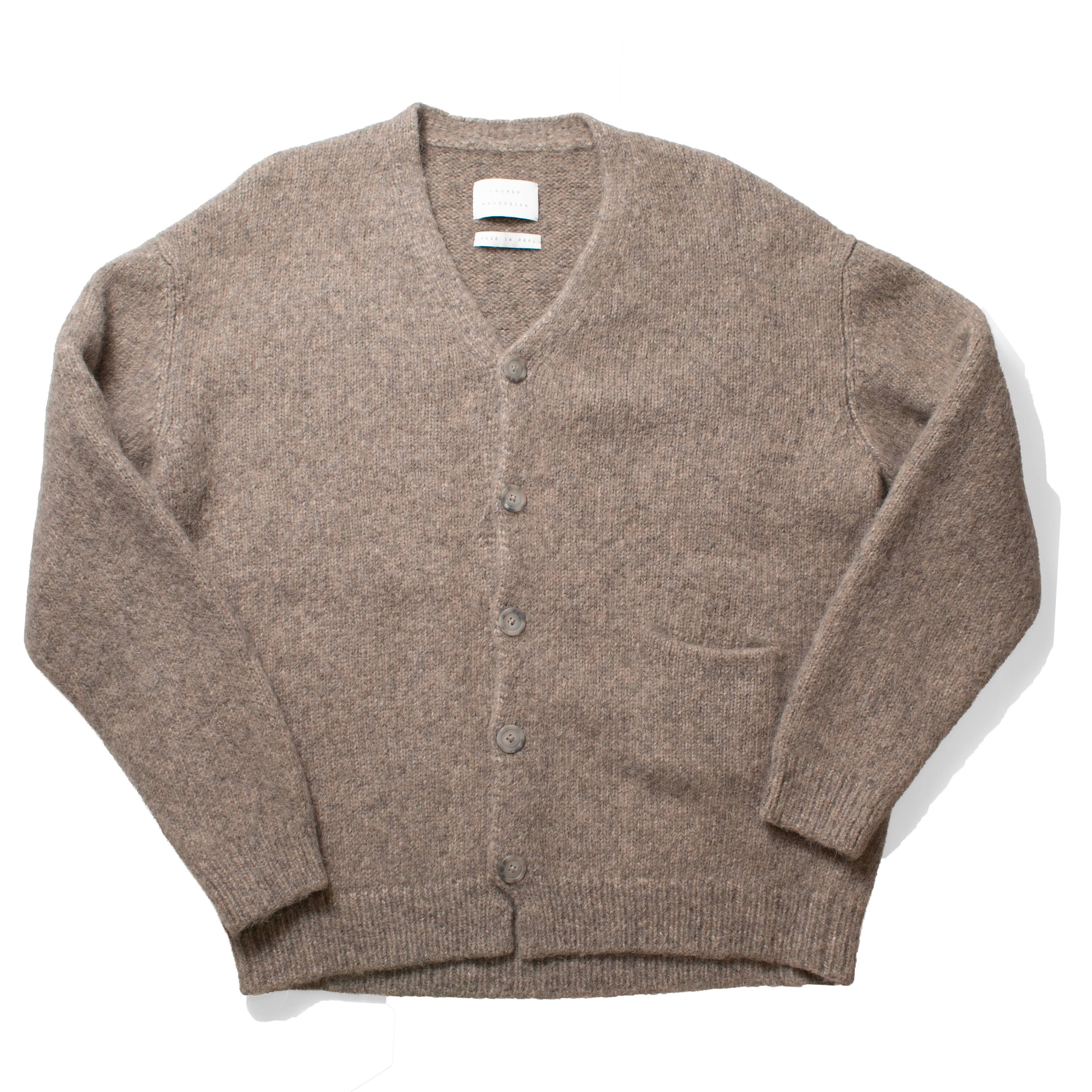 LAUREN MANOOGIAN アルパカ ニットカーディガン 8万6900円 Lauren Manoogian Loft Cardigan in Moth – JUDITH