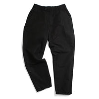 Pas de Calais High Density Linen Cotton Pants in Black
