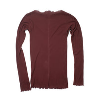 Baserange Pama Long Sleeve Tee in Nara Red