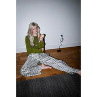Kallmeyer Clemence Pant in Spruce Plaid