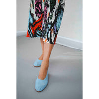 Martiniano Glove Flat in Light Blue