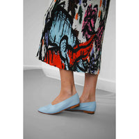Martiniano Glove Flat in Light Blue