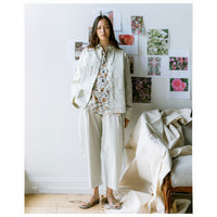 Kasmaria Classic Oversized Short Sleeve Shirt in Liberty of London Linen Cotton