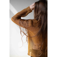 Rachel Comey Dunn Cardigan in Dark Gold