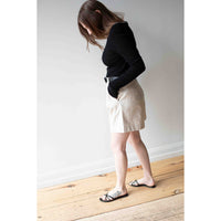 Kallmeyer Cierra Waffle Knit in Black/Cream