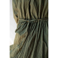 Pas de Calais Cotton Typewriter Dress in Khaki