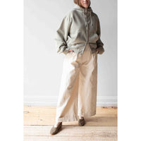 Hope Bubble Zip Hoodie in Faded Khaki