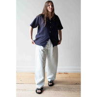 Jesse Kamm California Wides in Pale Blue with Blue Stitch