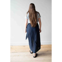 Apiece Apart Lexi Sarong Skirt in Navy