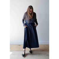 Pas de Calais Natural Denim Skirt in Indigo