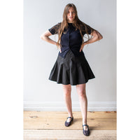 Kallmeyer Sutton Pleated Skirt in Black