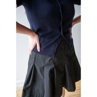 Kallmeyer Sutton Pleated Skirt in Black