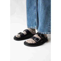 Studio Nicholson Denver Leather Sandal in Black