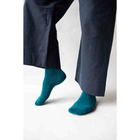 Baserange Buckle Overankle Socks in Rock Green