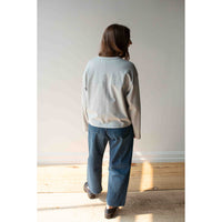 Apiece Apart Boxy Tee in Heathered Grey